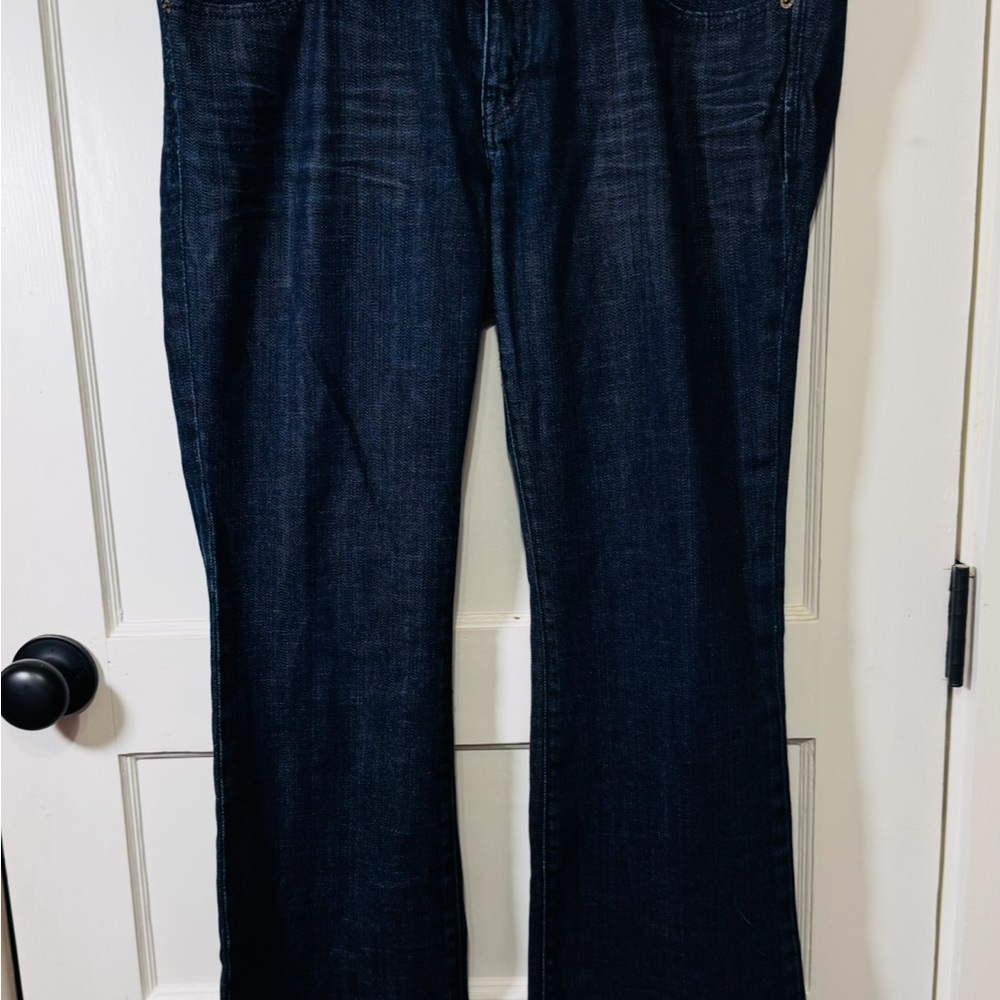 Express Low Rise Dark Wash Bootcut Jeans Y2K size 12S